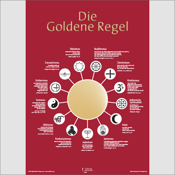 Poster „die Goldene Regel“ Stiftung Weltethos