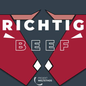 Das Foto zeigt das Cover des Podcasts "Richtig Beef"